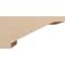 Ekena Millwork 10"W x 20"D x 10"H Wide Burlington Rough Cedar Woodgrain TimberThane Corbel, Primed Tan CORUR10X20X10BURRCPR - alternate 6